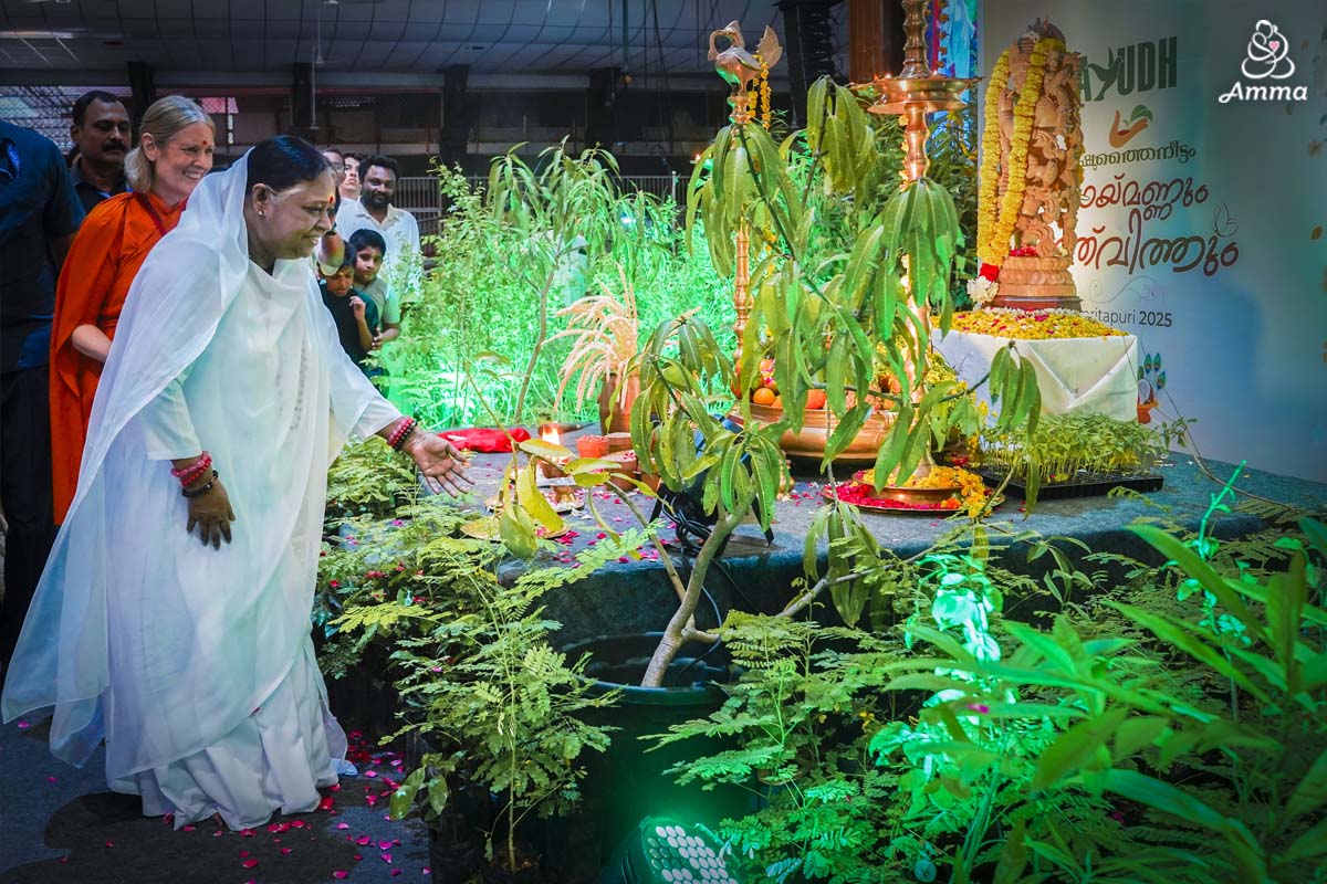 Seeds of Life, Seeds of Hope: Spring Celebrations in Amritapuri